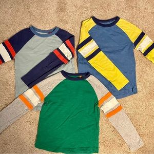 Set of 3 mini Boden raglan style shirts (size 6-7Y)